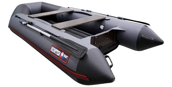 Лодка ПВХ Hunter (Хантер) 320 ЛКА зелёный в магазине Мототека по цене 41&nbsp;400 ₽