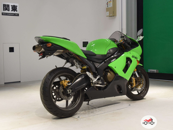 Мотоцикл KAWASAKI ZX-6 Ninja 2005, Зеленый пробег 18235 | Мототека