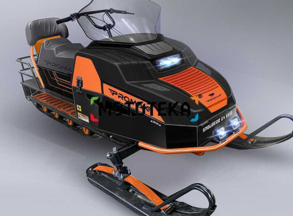 Снегоход Promax (Промакс) YAKUT 500 2.0 4T 22 л.с Хаки (машинокомплект)