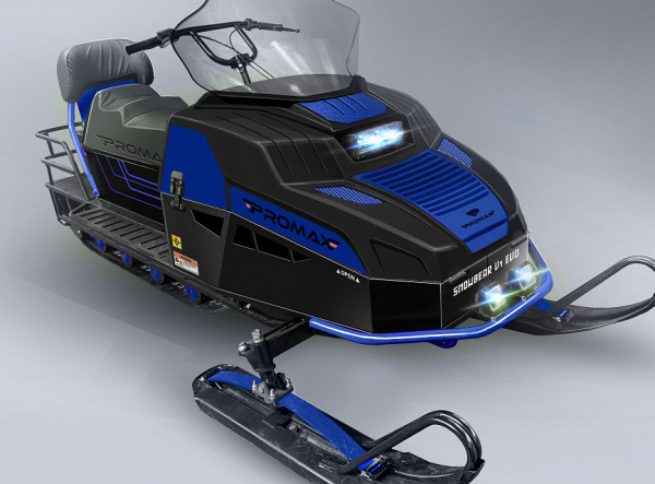 Снегоход Promax (Промакс) YAKUT LONG 500 2.0 4T 29 л.с Хаки (машинокомплект)