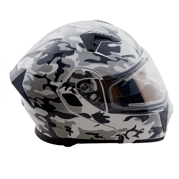 Шлем мото модуляр снегоходный AiM (Аим) JK906 (комплект) Camouflage Glossy XXL