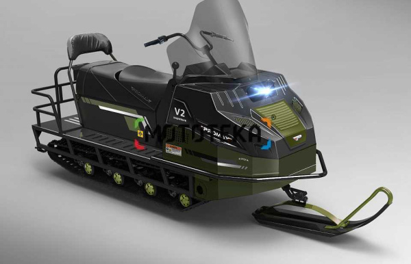 Снегоход Promax (Промакс) SNOWBEAR V3 650 2T Белый камуфляж (машинокомплект) | Мототека