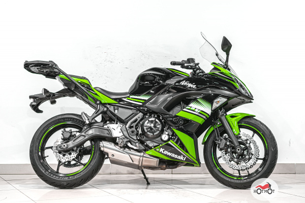 Мотоцикл KAWASAKI ER-6f (Ninja 650R) 2017, Зеленый пробег 17471 | Мототека