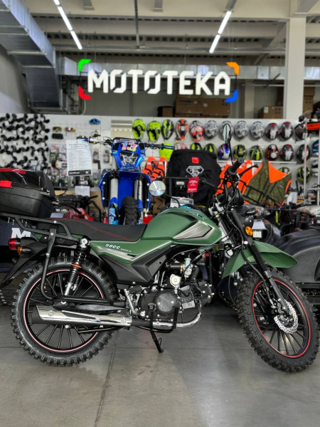 Мопед FXMOTO (ФХМото) FX - 50 (А26) OFF ROAD 50 (125) зелёный матовый | Мототека